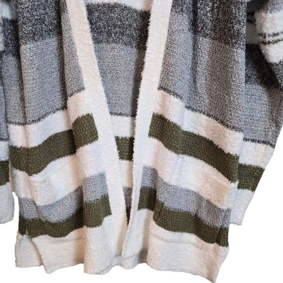 Pink Clover Womens Millicent Long Sleeve Cardigan Multicolor Stripped Medium New - Picture 3 of 11